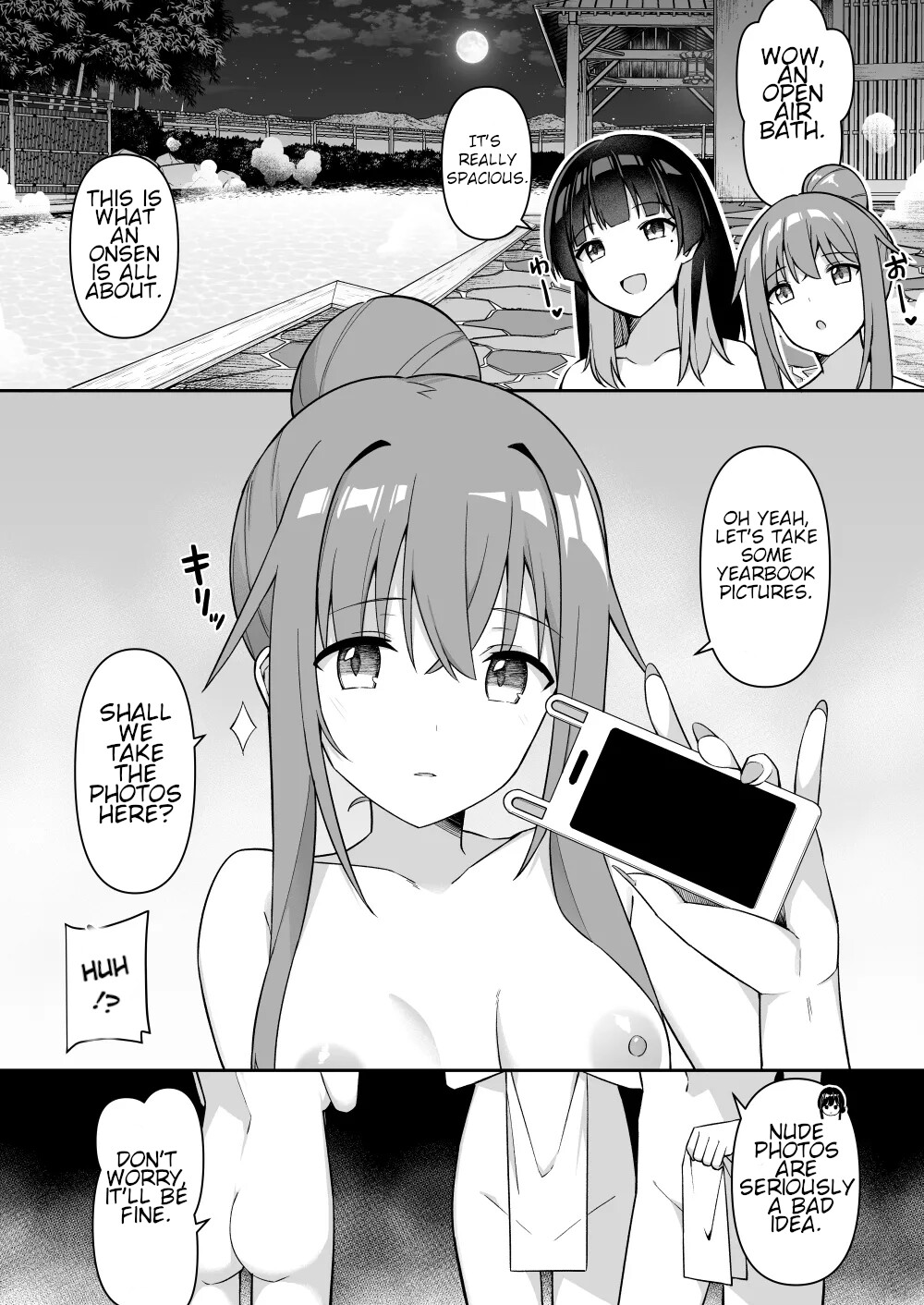 Hentai Manga Comic-Gals on a Hot-spring Inn Trip are Shown Who's Boss by their Big Dick Waiter 2-Read-7